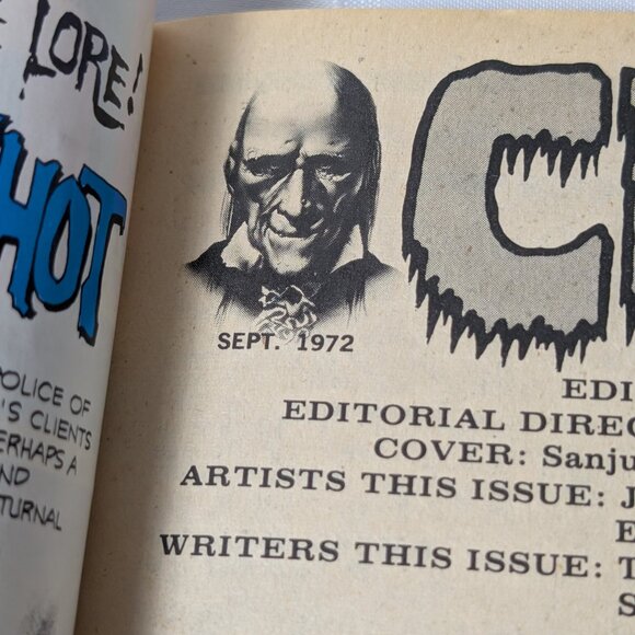 1972 CREEPY HORROR MAGAZINE VINTAGE BACK ISSUE #47 DRACULA VAMPIRE COVER BOOK - Picture 5 of 16